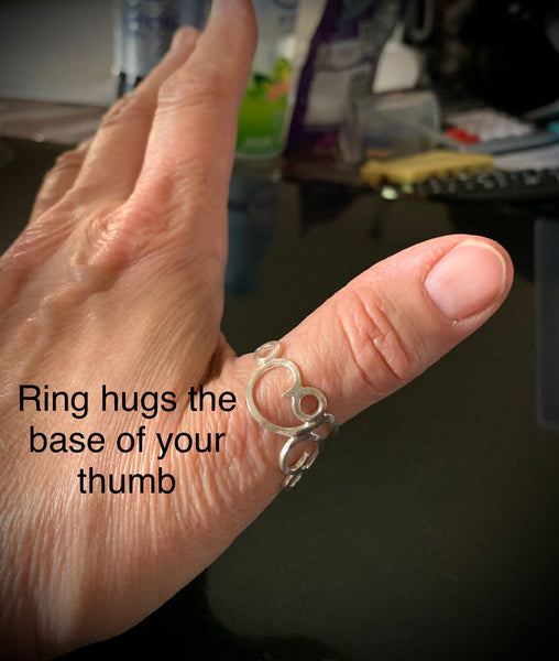 Growing Forward-thumb ring