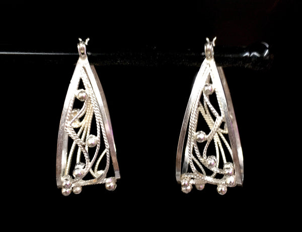 Filigree Hoops  SOLD