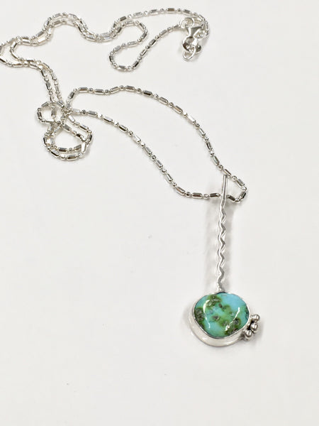 Unwavering - 2.55 CT Sonoran Gold Turquoise necklace