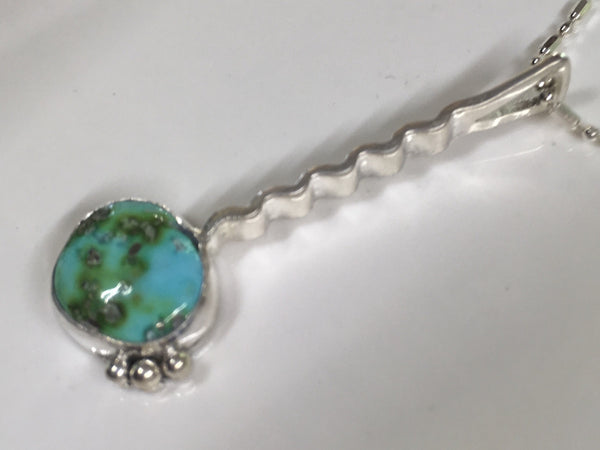 Unwavering - 2.55 CT Sonoran Gold Turquoise necklace