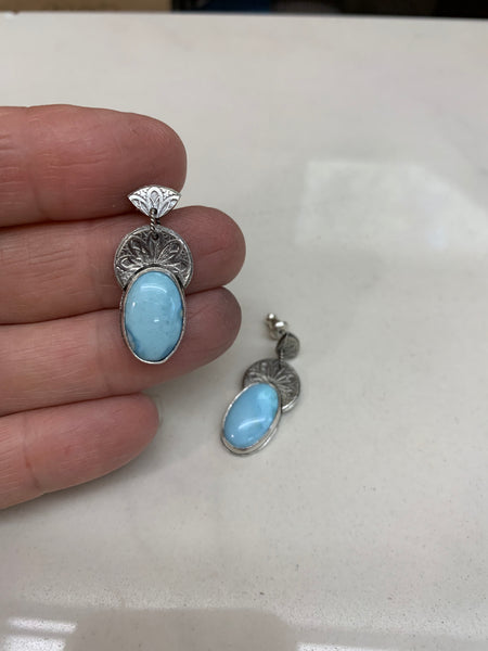 Cathedral - Lavender Turquoise earrings