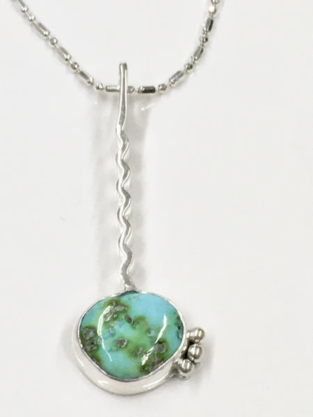 Unwavering - 2.55 CT Sonoran Gold Turquoise necklace