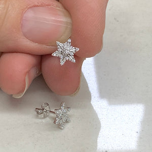 Crystal Snowflake earrings