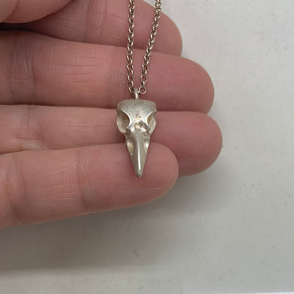 Nevermore -Raven’s Skull pendant/necklace