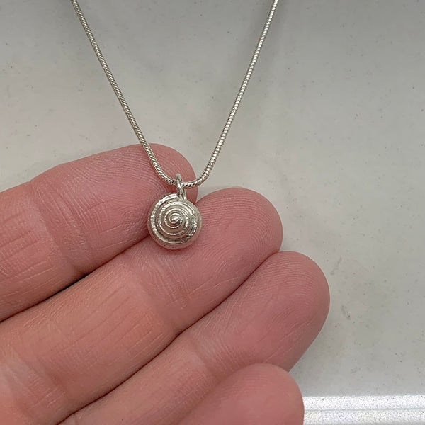 Compact Living - Tiny seashell pendant/necklace
