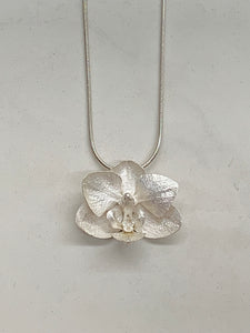In Bloom - Orchid pendant/necklace
