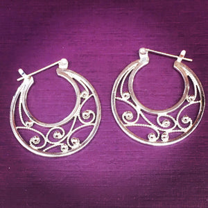 Filigree earrings #3