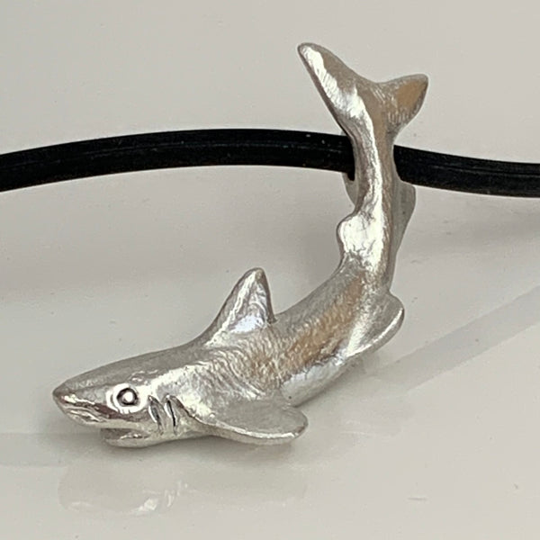 Potential -Shark pendant in Sterling silver or Bronze