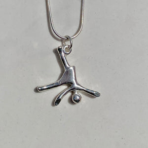 Doing Cartwheels - Sterling silver pendant/necklace