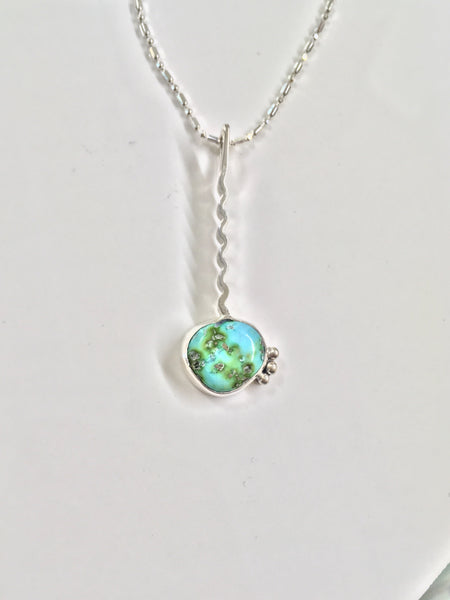 Unwavering - 2.55 CT Sonoran Gold Turquoise necklace