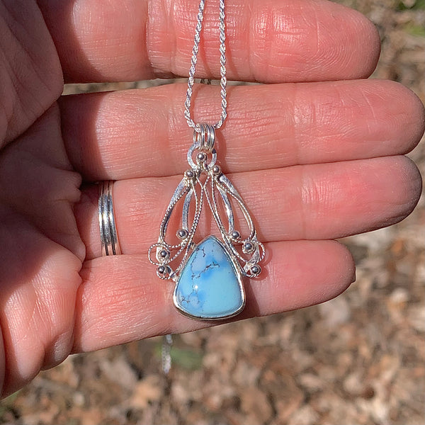 Tranquil Moment - Lavender turquoise - necklace