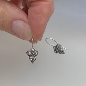 Finial earrings