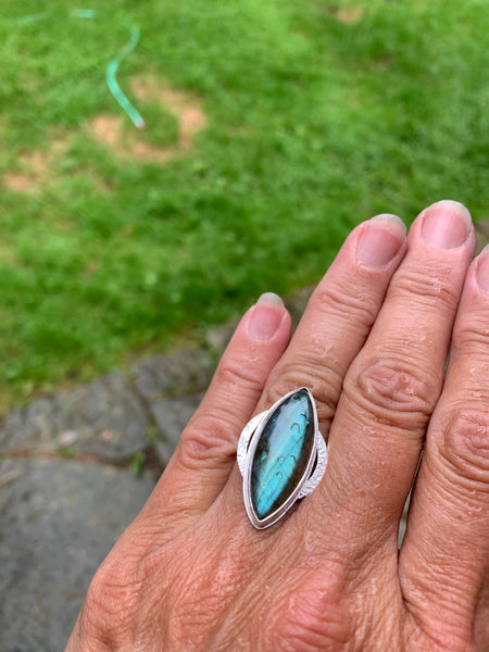 Ascension - Labradorite ring